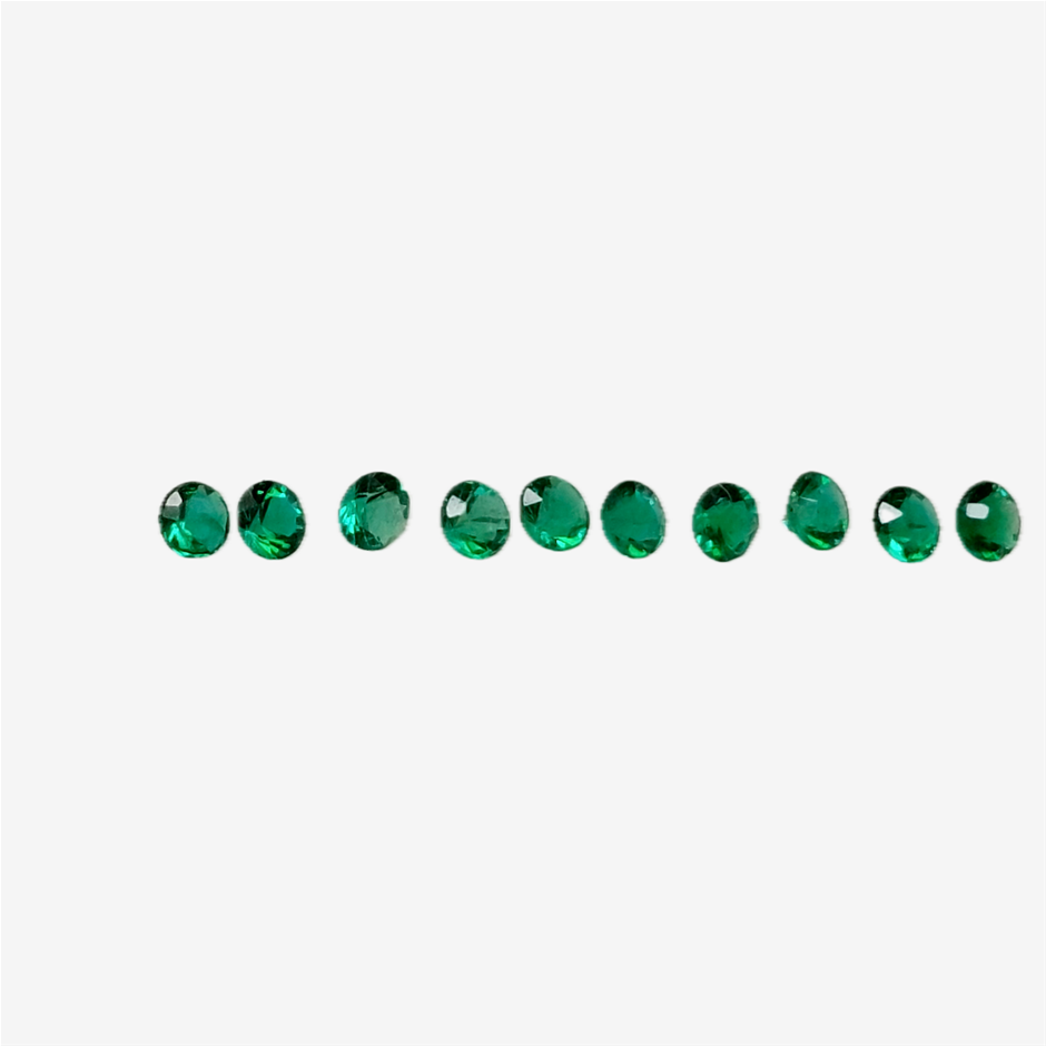 2.5 mm Lab Emerald