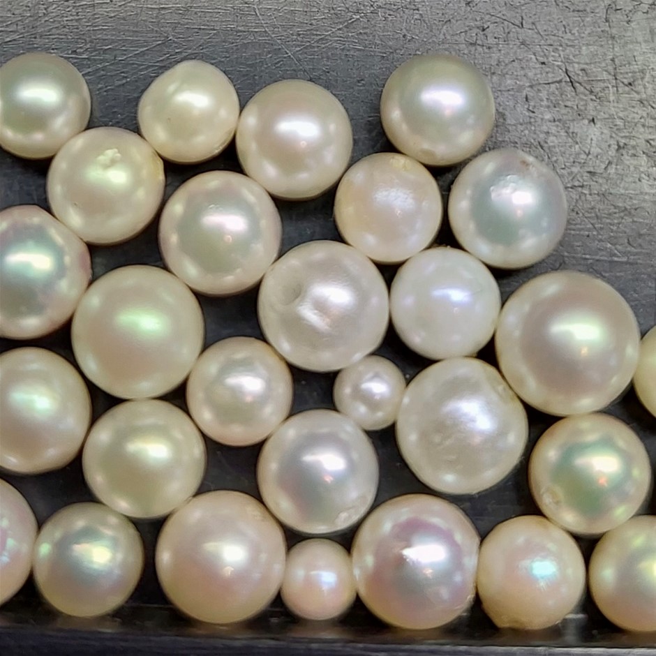 Asst Round Pearls