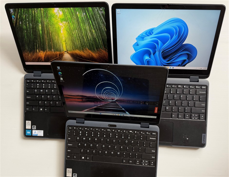 Lenovo 500w Yoga Gen 4 Windows Laptops - Lot of 3