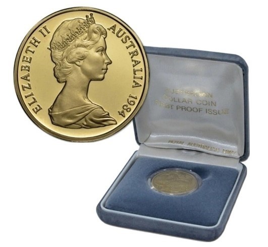 1984 Australia First Queen Proof One Dollar