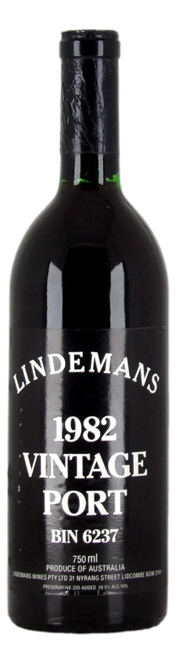 Lindemans Bin 6237 Vintage Port 1982 (1x 750mL), Aus.
