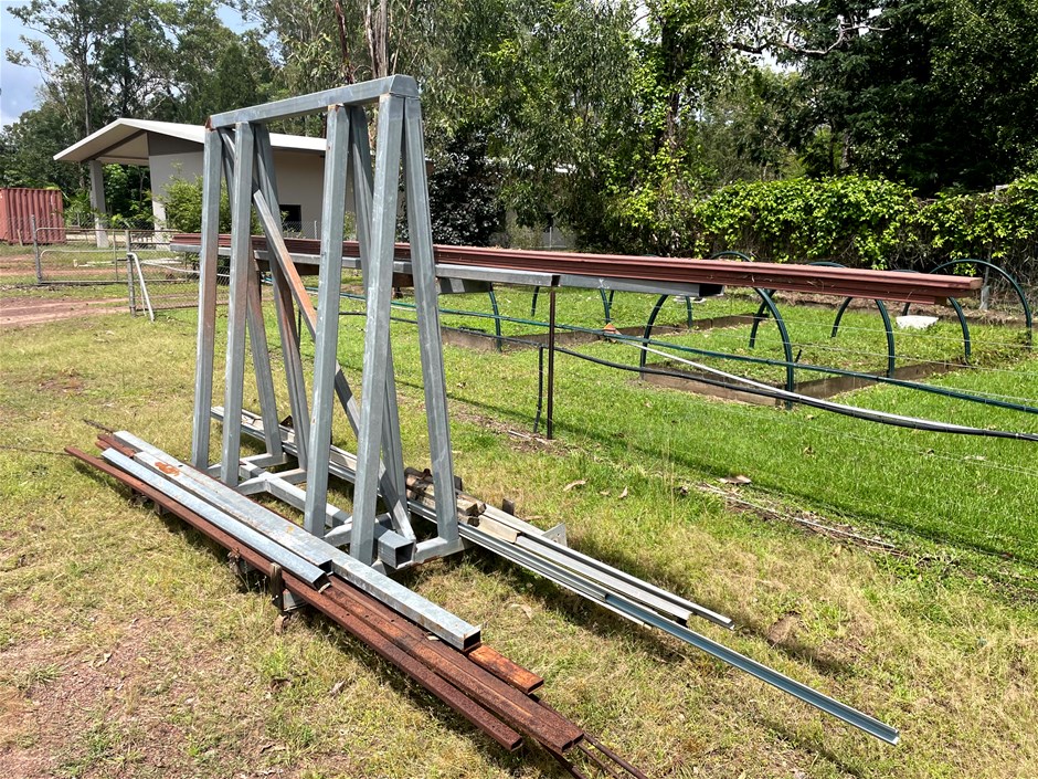Steel Storage Rack Including Steel