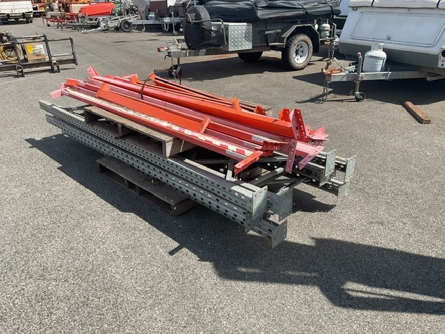 Unreserved Pallet Racking, Bull Bar, Compressors & Treadmill