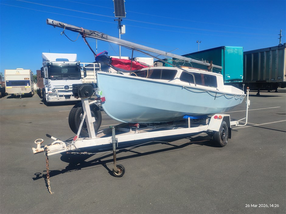 Hartley 16ft Trailer Sailer Sail Boat
