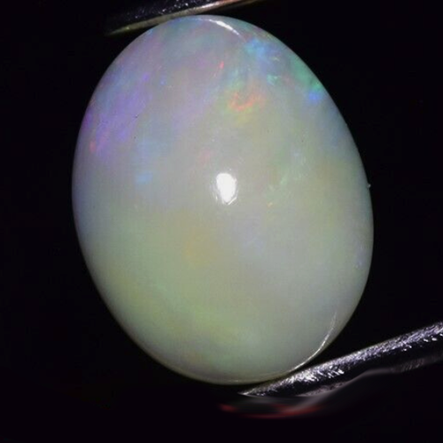 1.87ct Oval Cabochon Cut Play-of-Color Opal Gemstone - 1Pc