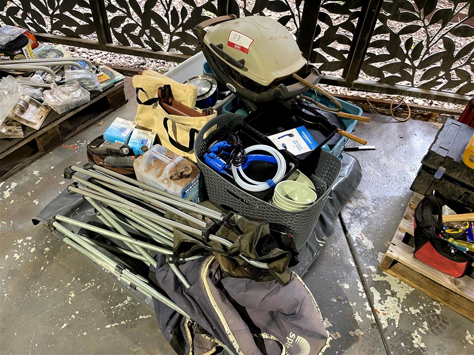 <p>Pallet of Outdoor and Camping Equipment</p>