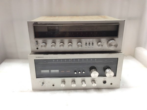 Pioneer SX-5000&JVC R-S5 Stereo Receiver (Lot of 2)