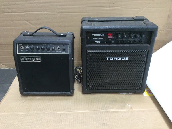 Onyx GX-10 Guitar Amplifier&Torque T30 30 Watt Combo Amplifier (Lot of 2)