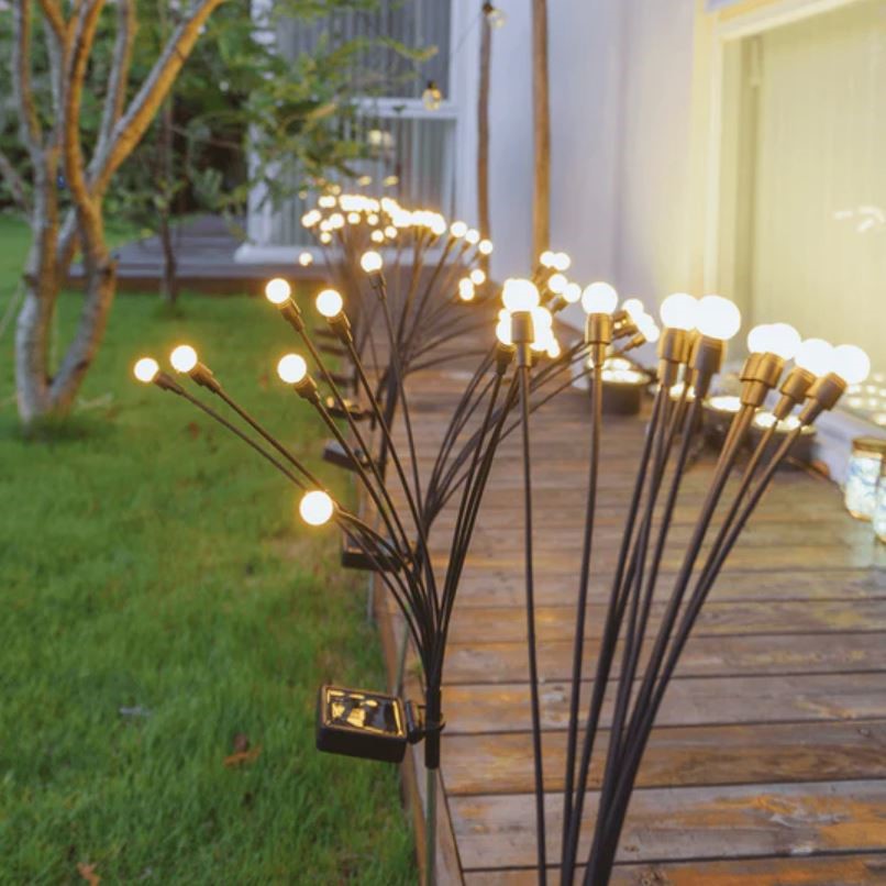 SOL R BRITE Solar Firefly Lights, 2-Piece.