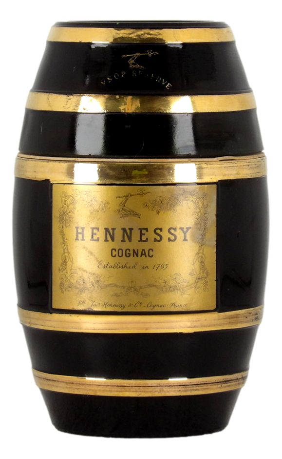 Hennessy VSOP Reserve Cognac Green Glass Barrel Decanter (1x 33.33FlOz)
