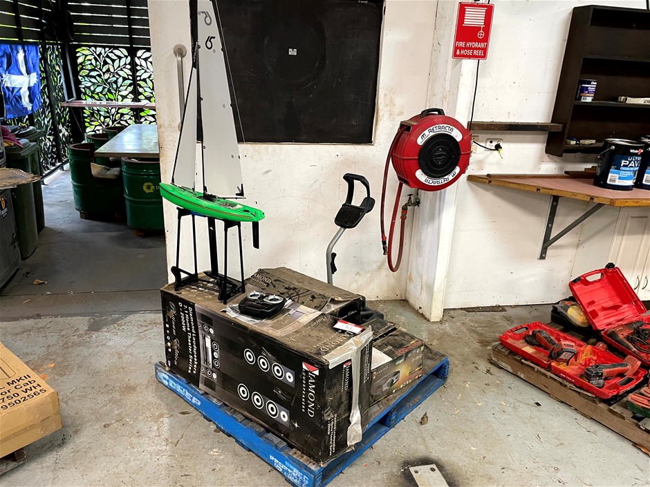 Surround Sound System, Projector & RC Boat