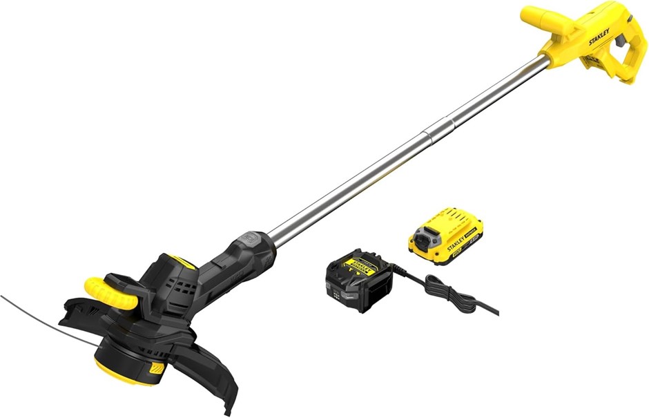STANLEY Fatmax V20 18V 2Ah Line Trimmer Kit. NB: Minor use.