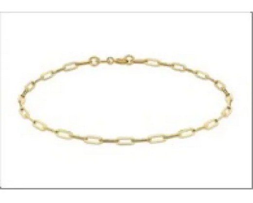 9K YELLOW GOLD 0.02ct HI SI DIAMOND RHOD NECKLACE 40-45c