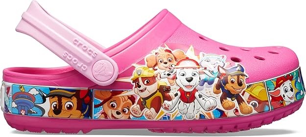 CROCS Kids' FL Paw Patrol Band Clogs, Size US c10, Fuchsia (670), 205509.
