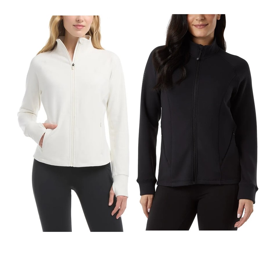 2 x Women's Outer Wear, Size XL, Incl: DANSKIN & 32DEGREES, Off White & Bla