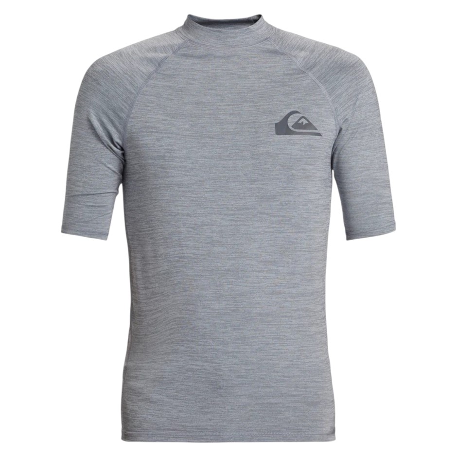 QUIKSILVER Men's UPF50 Everyday UV Rash, Size M, Quarry Heather (SJEH), AQY