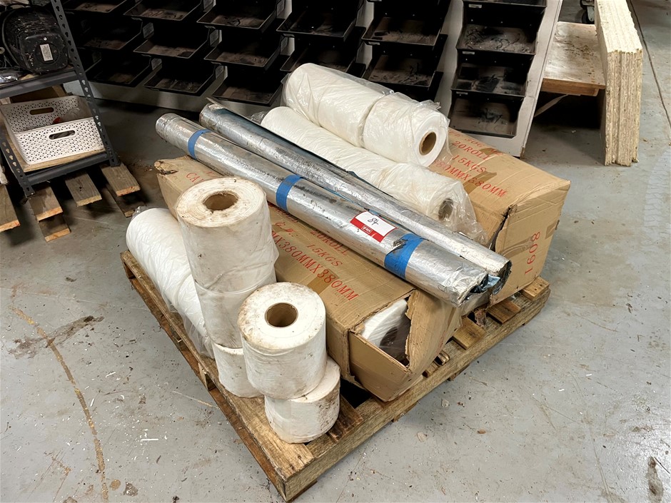 <p>Assorted Rolls of Fiberglass</p>