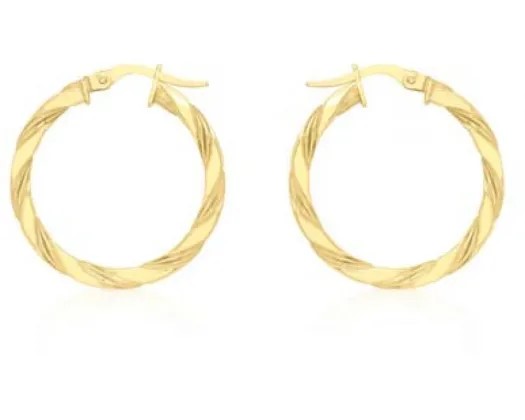 9K Yellow Gold Mop Heart Bracelet 19Cm