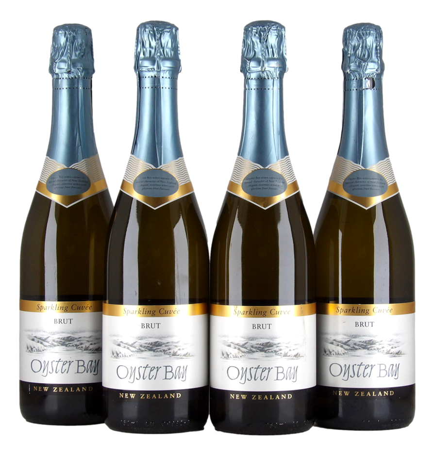 Oyster Bay Sparkling Cuvee Brut NV (4x 750mL) Hawke's Bay