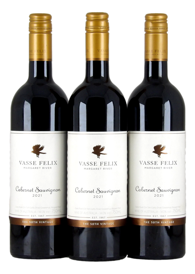 Vasse Felix Cabernet Sauvignon 2021 (3x 750mL) Margaret River