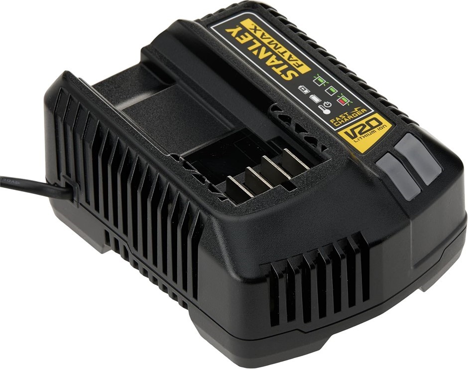 STANLEY Fatmax V20 18V Fast Charger - 4A Rapid Charging. NB:Minor use & Not