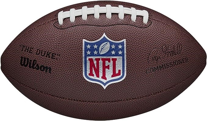 WILSON The Duke NFL Football Metallic Edition.