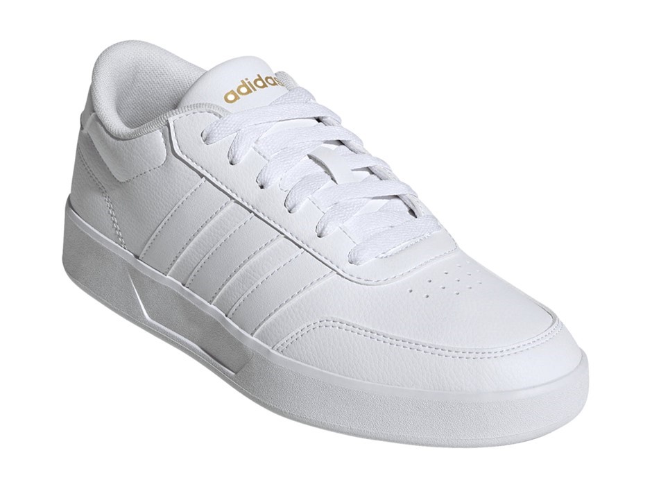 ADIDAS Women's Breaknet 3.0 Shoes, Size US6, CloudWhite/GoldMetallic, JQ548