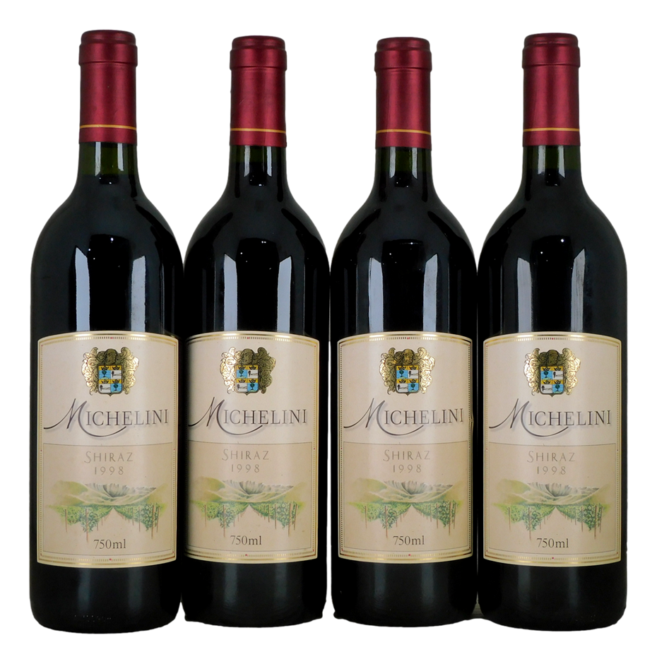  Michelini Shiraz 1998 (4x 750mL)