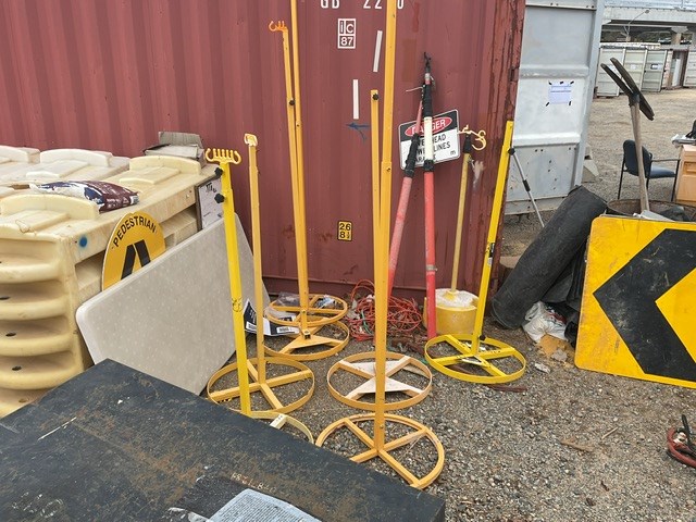 8 x Electrical Cable Stands