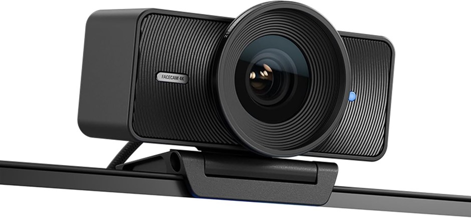ELGATO Facecam 4K – 4K60 Studio Webcam, DSLR-Like Quality at 60 FPS, Suppor