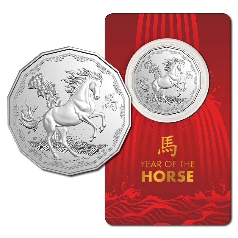 50c Australia 2026 Year of the Horse UNC