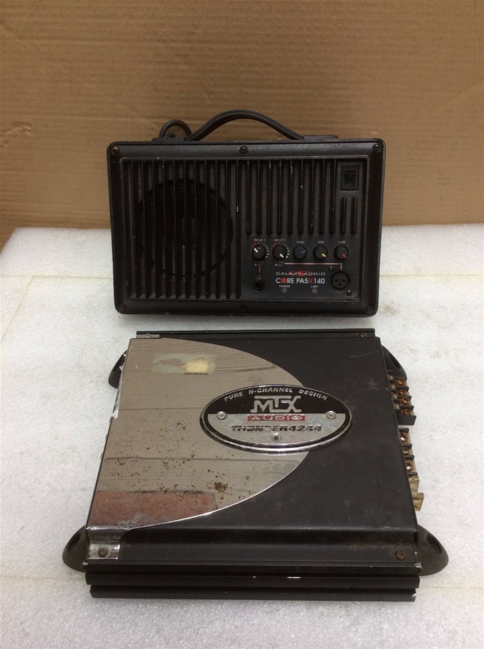 Galaxy Audio Core PA5X140 And MTX Audio Thunder 4244 Amplifiers