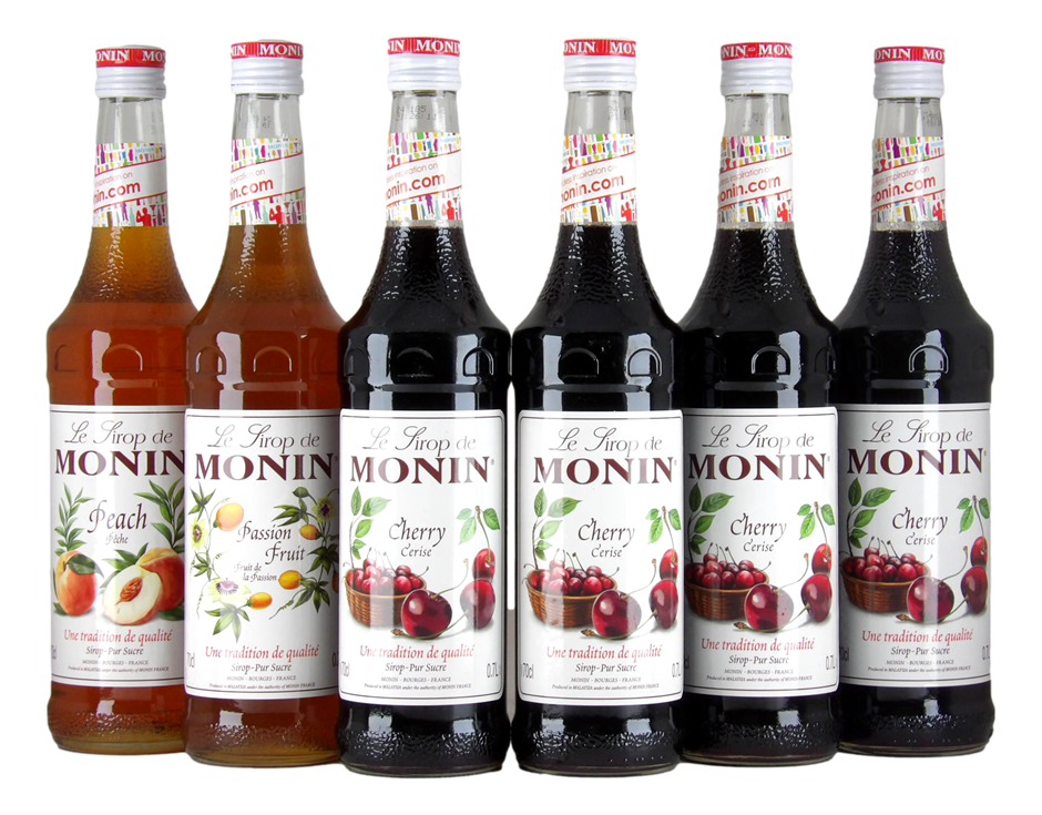 Mixed Le Sirop de Monin Syrup Pack (6x 700mL) France