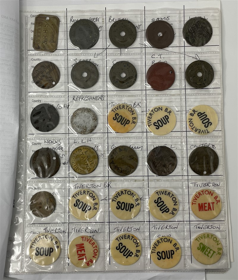 Approx. 400 x Military Related Great Britain Tokens