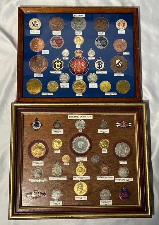 Approx. 46 x Assorted Brisbane Medals, Medalets & Badges