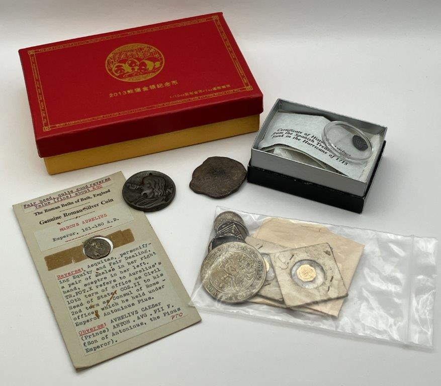 Approx. 11 x Assorted World Coins/Set