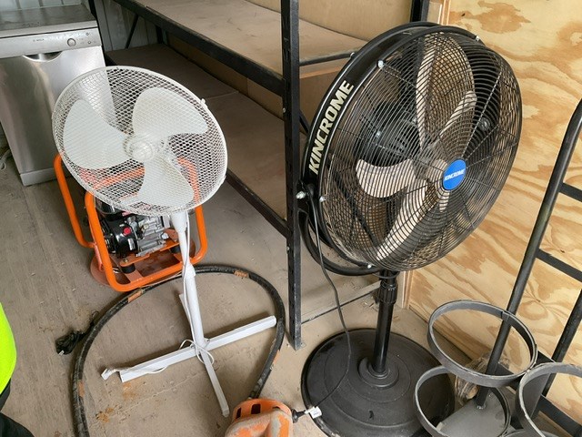 2 x Pedestal Fans