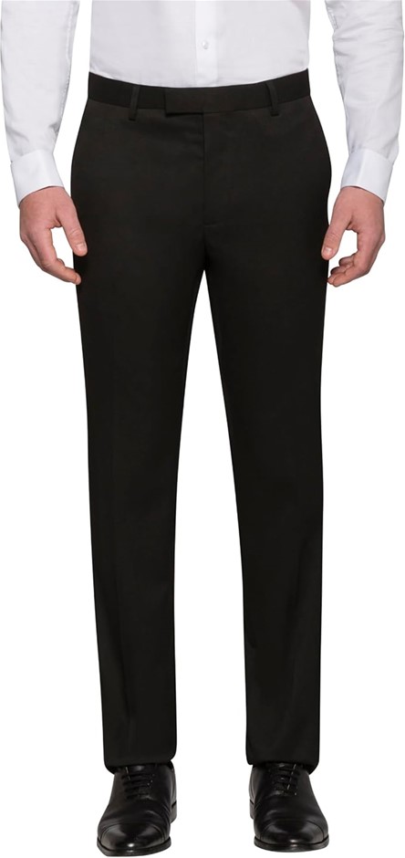 VAN HEUSEN Men's Slim Fit Trouser, Black, 87 Short(34S), VSTMM871 (3321). R