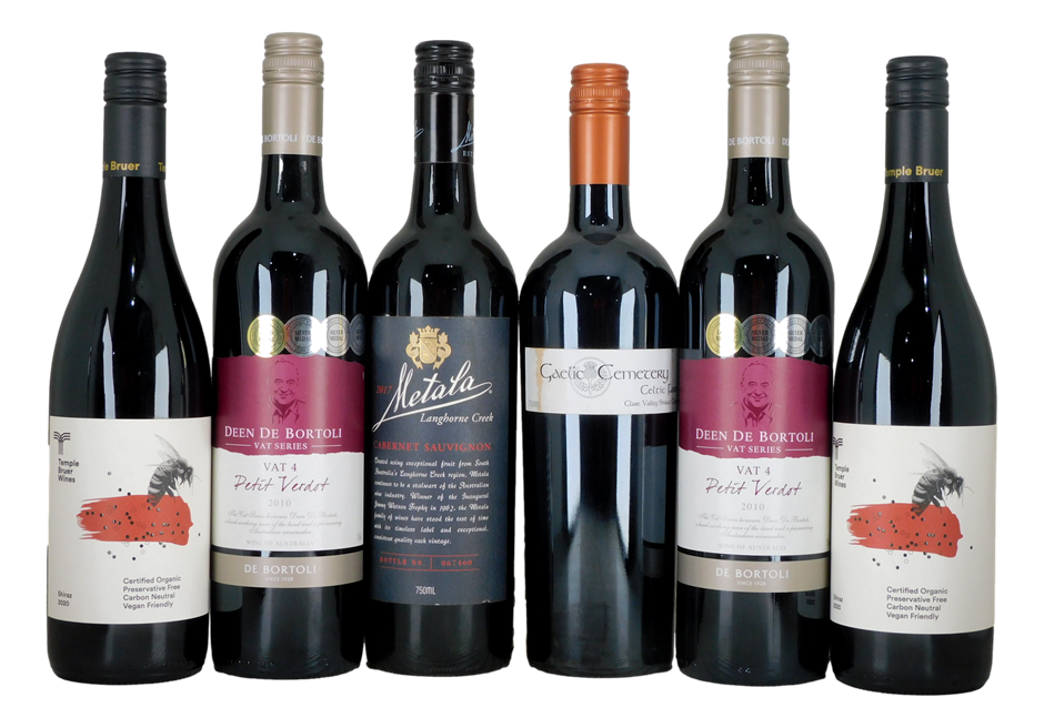 Pack of Assorted Red Wine (6x 750mL)