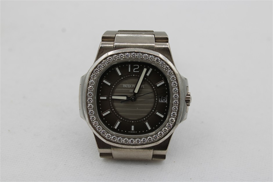 1 x Stamped 18ct White Gold, Diamond Set, Patek Philippe Wrist Watch