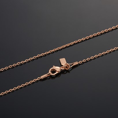 BIJ'OR-18" 18ct Rose Gold Plated, 70mm Wide Anchor Chain Necklace,RRP $79