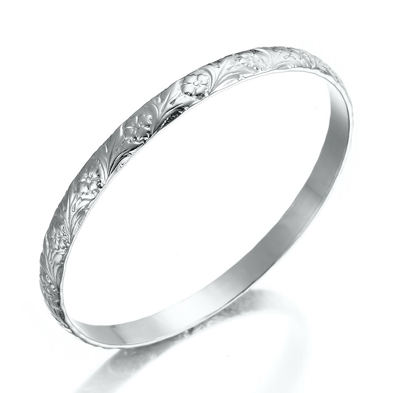 BIJ'OR-925 Sterling Silver Plated, Embossed Filigree Women's,RRP $60