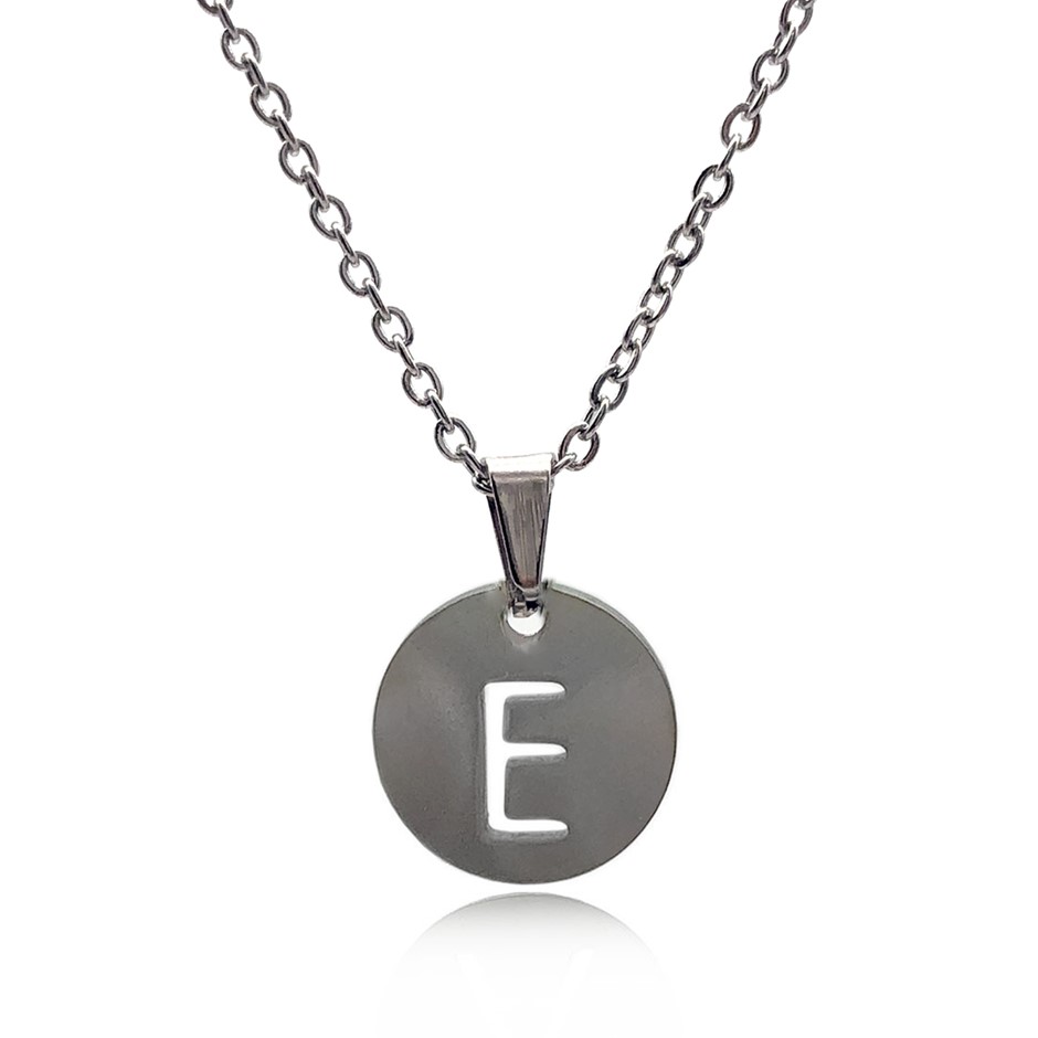 Initial Charm Letter  'A' Pendant Necklace