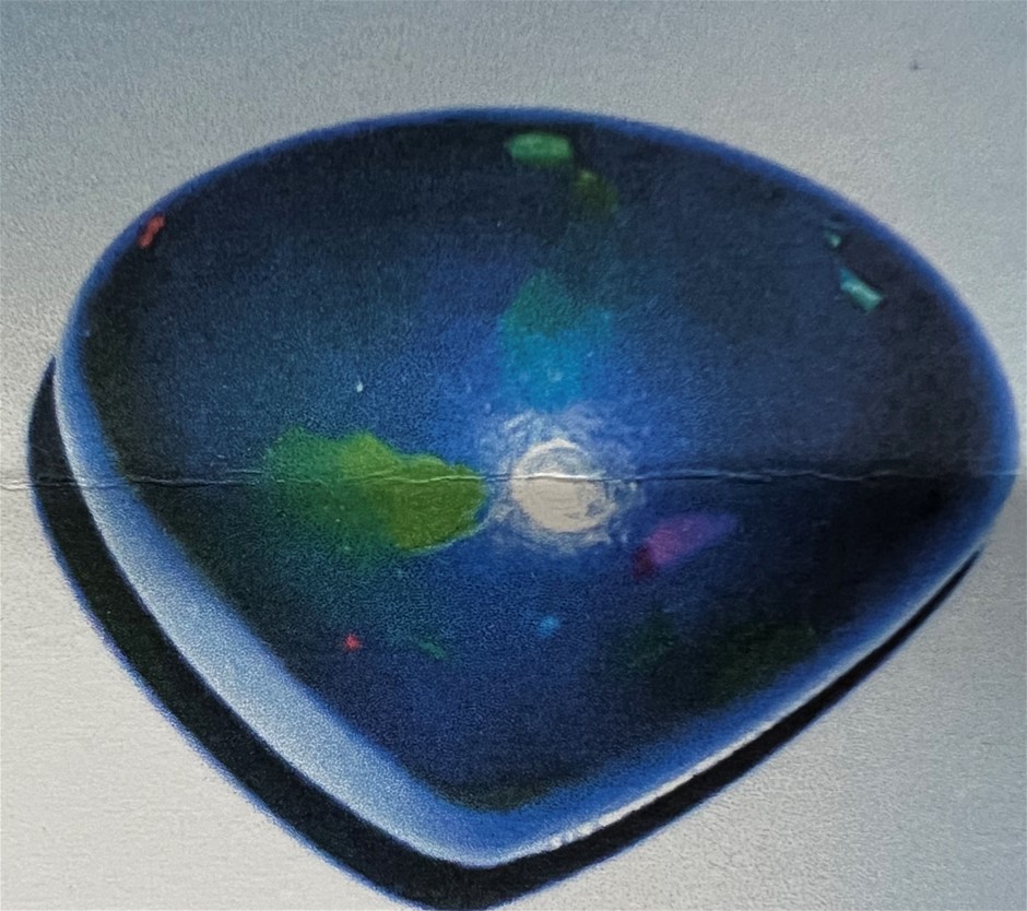 13.97 carat Ethopian opal with valuation $3576