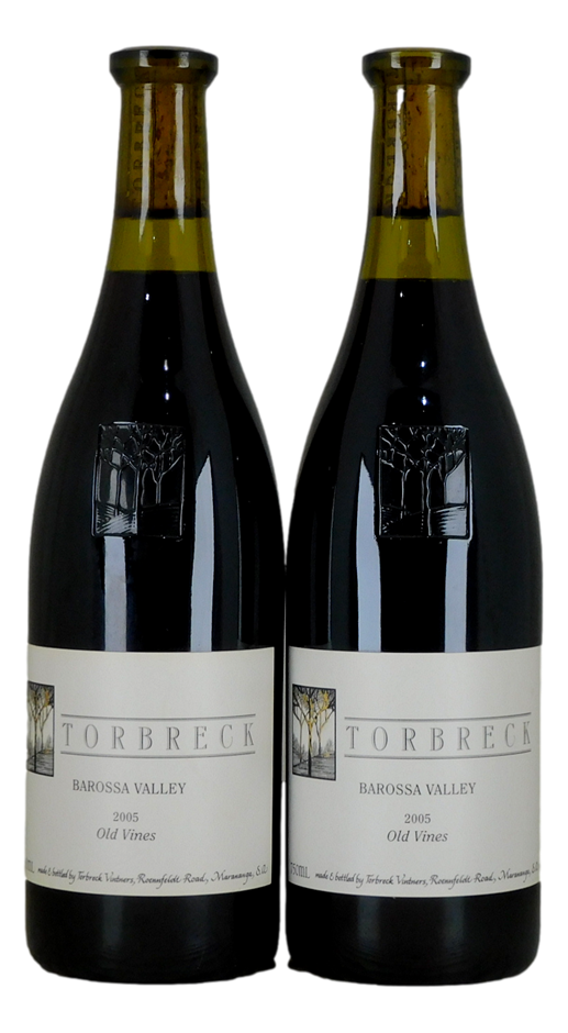 Torbreck Old Vines Grenache Shiraz Mourvedre 2005 (2x 750mL), SA.