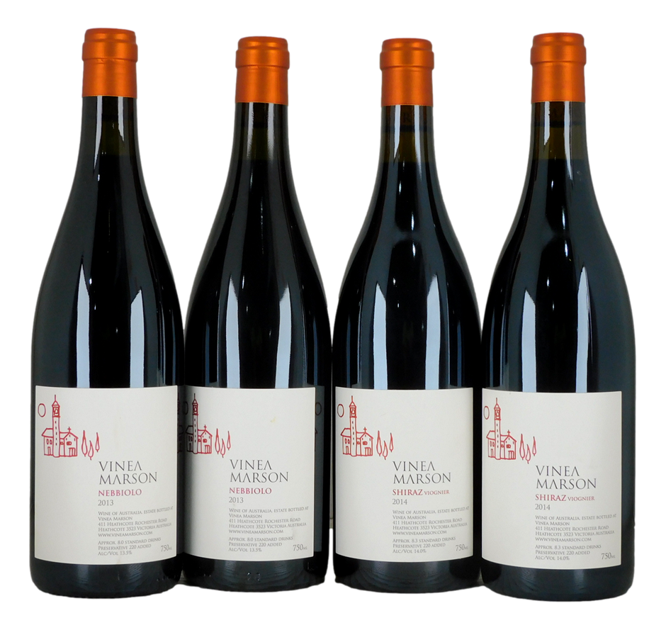 Pack of Vinea Marson Red Wine (4x 750mL), VIC