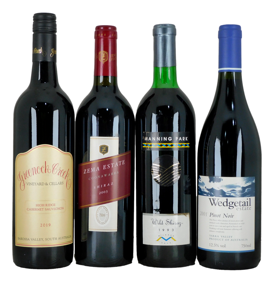Pack of Assorted Red Wine (4x 750mL), Multi Region