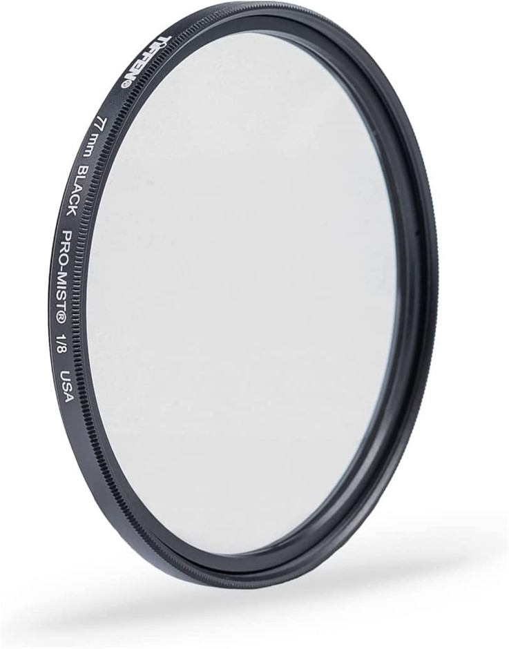 TIFFEN 77BPM18 77mm Black Pro Mist 1/8 Filter.