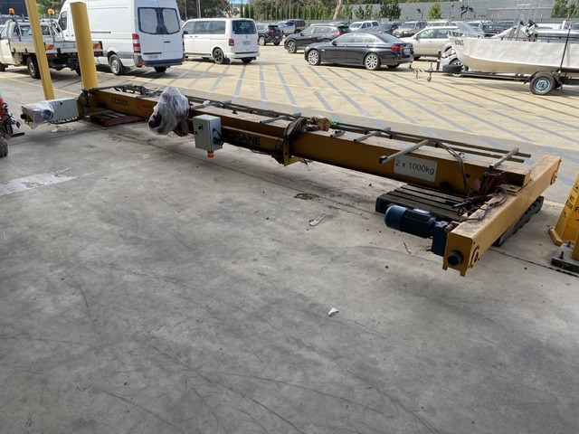 <p>Coastal Cranes Gantry Crane with 2 x 1ton Hoists</p>