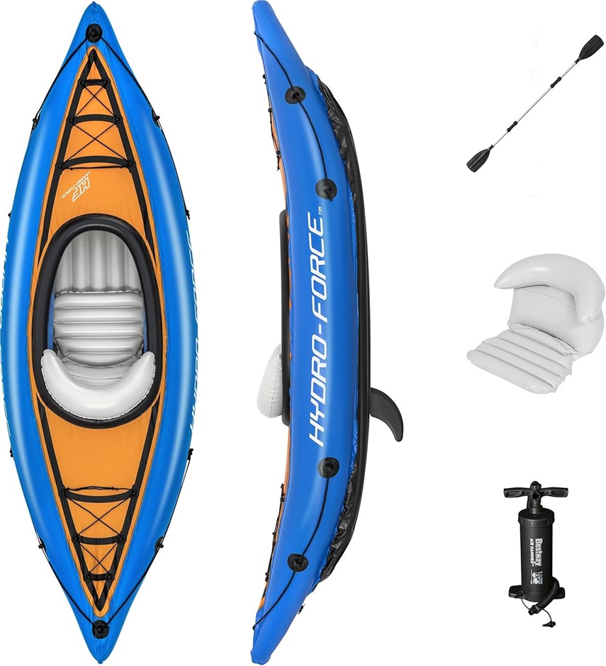 BESTWAY Hydro-Force Cove Champion Kayak Set, 2.75 m x 81 cm. NB: Inflation